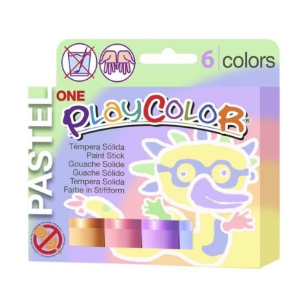 Instant Set de Temperas Playcolor Pastel One de 6 unidades en colores surtidos de 10g cada una. Instant Set de Temperas Playcolor Pastel One de 6 unidades en colores surtidos de 10g cada una.